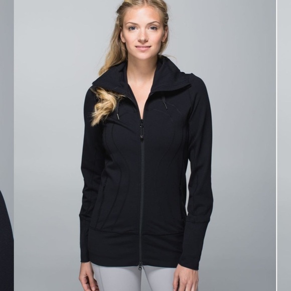Lululemon Stride Jacket II Hooded Black Size 4 - Picture 1 of 15